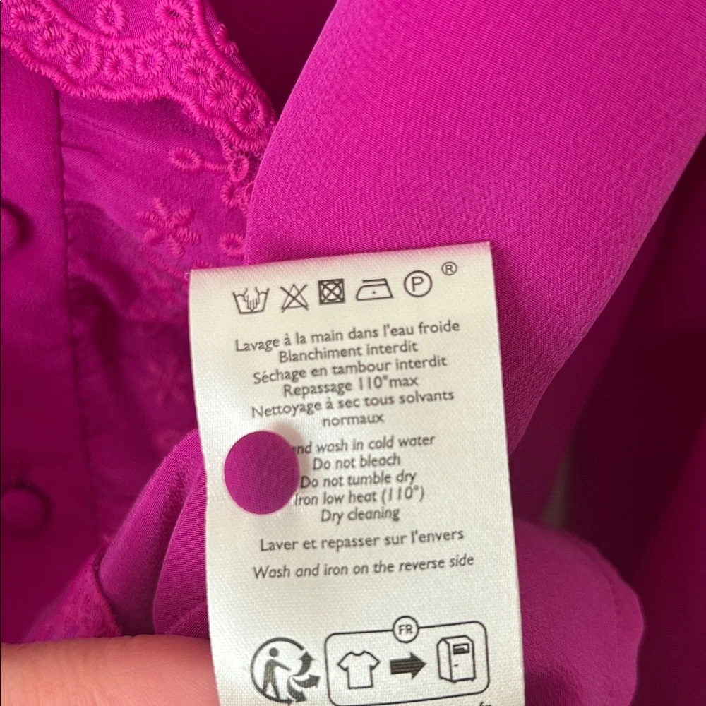 NWT Sezane 100% Silk Rosine Blouse - Picture 9 of 10